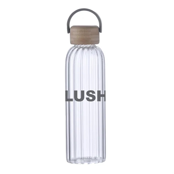 21 oz. glass bottle with bamboo lid... from ASI 90807 Tekweld