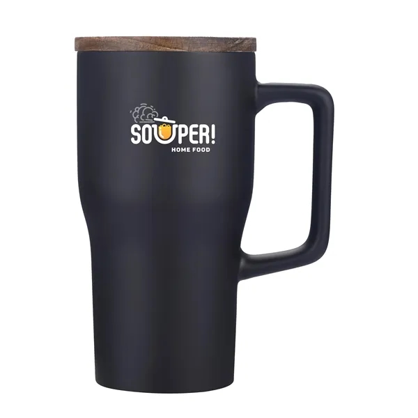 18 oz. Ceramic mug with lid.... from ASI 90807 Tekweld