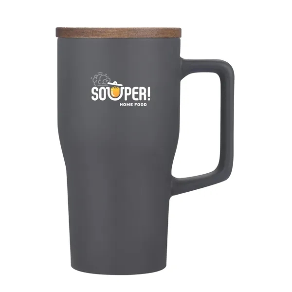 18 oz. Ceramic mug with lid.... from ASI 90807 Tekweld