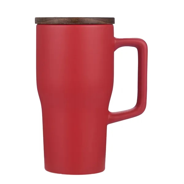 18 oz. Ceramic mug with lid.... from ASI 90807 Tekweld