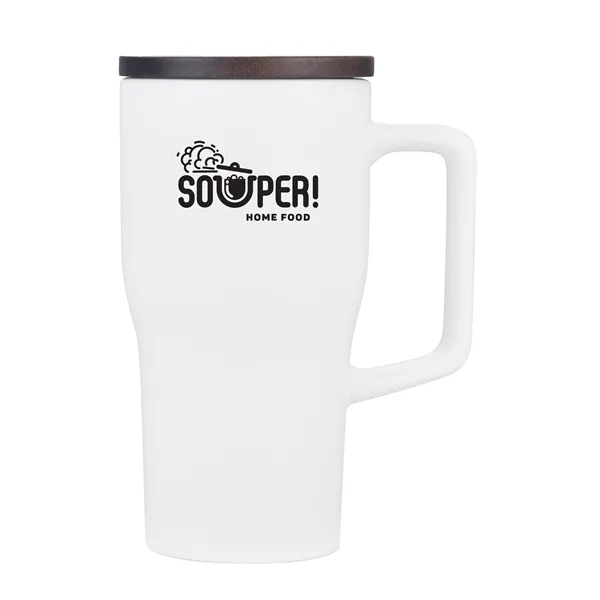 18 oz. Ceramic mug with lid.... from ASI 90807 Tekweld