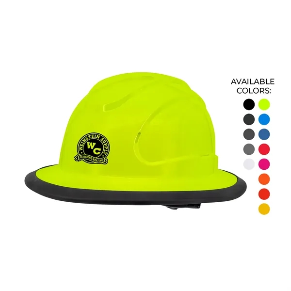 Item #CRHJ6 THE JUDGE 6-POINT RATCHET TYPE I FULL BRIM HARD HAT
