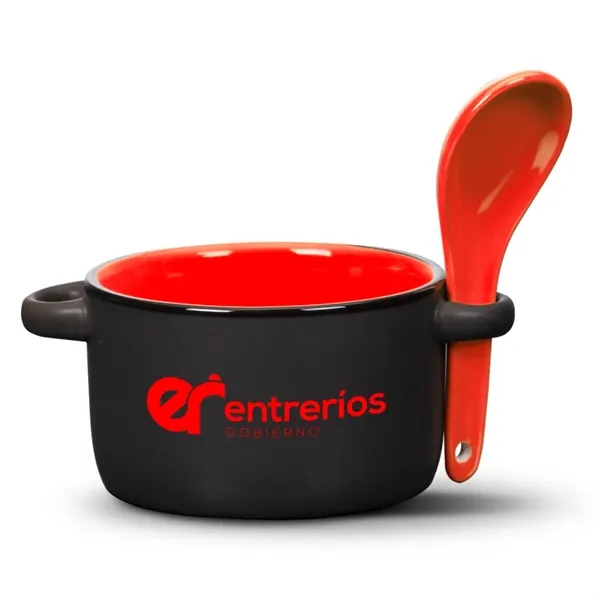 Enjoy a delicious hot soup with the Merritt Soup Mug! Features... from ASI 84592 St Regis Group