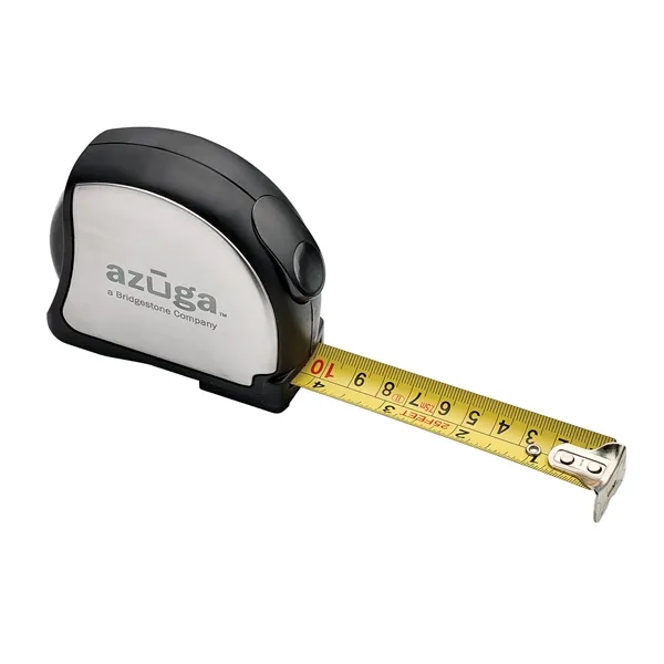 Tape measure with self-locking mechanism, impact-resistant rubber case, with 25' of... from ASI 46170 Compass Industries Inc