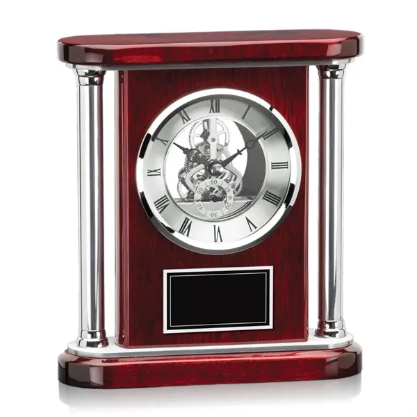 The dazzling Collins Clock, squared edge with a stunning centerpiece with... from ASI 84592 St Regis Group