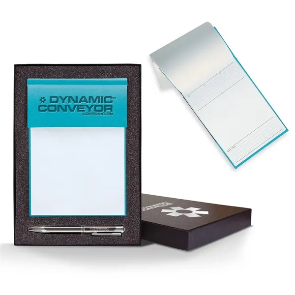 5 5/16" x 7 7/16" cube note gift set with 640... from ASI 68507 The Magnet Group / Castelli