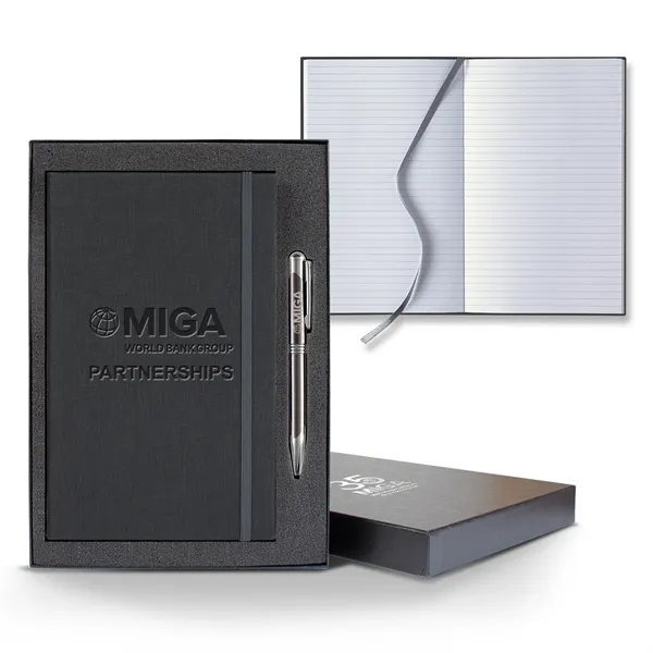 5 1/4" x 8 3/8" journal with an elastic band, 192... from ASI 68507 The Magnet Group / Castelli