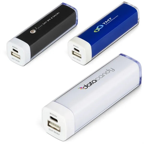 2,200 mAh rectangular portable power stick with USB-A & USB Type... from ASI 68190 Lungsal / Lungsal