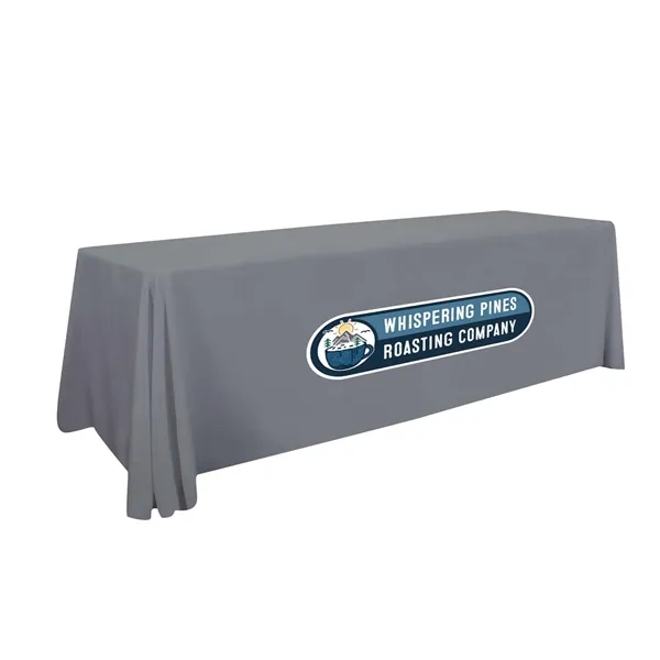 Item #114135 8' Stain Resistant Pro 3-Sided Throw Full-Color Imprint