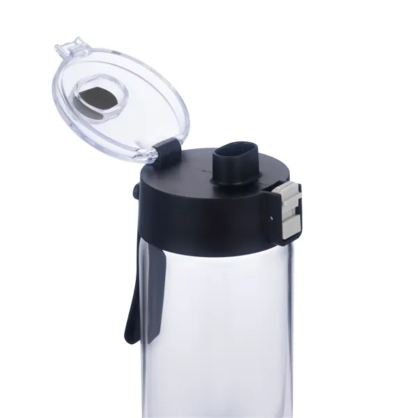 22 oz glass bottle with push-button locking lid, silicone carry loop,... from ASI 68190 Lungsal / Lungsal