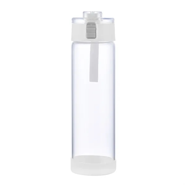 22 oz glass bottle with push-button locking lid, silicone carry loop,... from ASI 68190 Lungsal / Lungsal