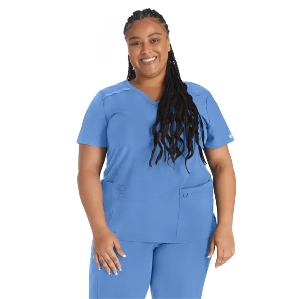 Dickies EDS Essentials Women's Mock Wrap Top... from ASI 86018 Scrub Authority