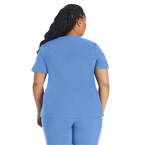 Dickies EDS Essentials Women's Mock Wrap Top... from ASI 86018 Scrub Authority