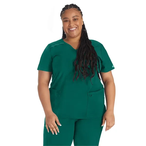 Dickies EDS Essentials Women's Mock Wrap Top... from ASI 86018 Scrub Authority