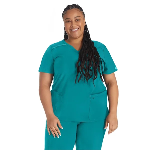 Dickies EDS Essentials Women's Mock Wrap Top... from ASI 86018 Scrub Authority