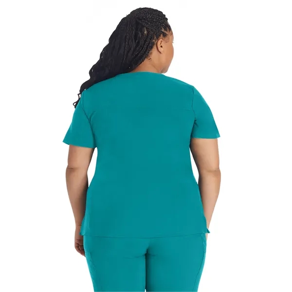 Dickies EDS Essentials Women's Mock Wrap Top... from ASI 86018 Scrub Authority