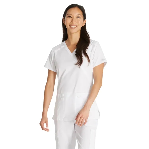 Dickies EDS Essentials Women's Mock Wrap Top... from ASI 86018 Scrub Authority