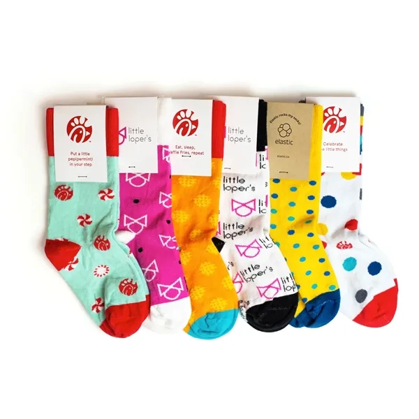 Youth Cotton Socks with soft stretch comfort.... from ASI 88072 Sock Club Enterprises LLC
