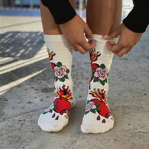 Cotton athletic crew socks with breathable performance.... from ASI 88072 Sock Club Enterprises LLC