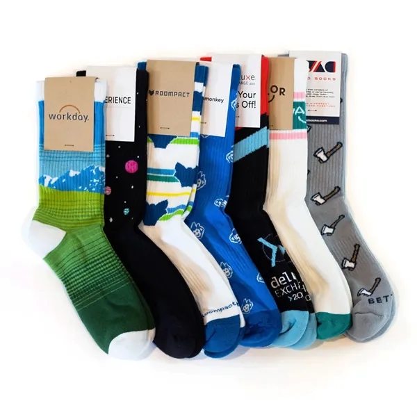 Cotton athletic crew socks with breathable performance.... from ASI 88072 Sock Club Enterprises LLC