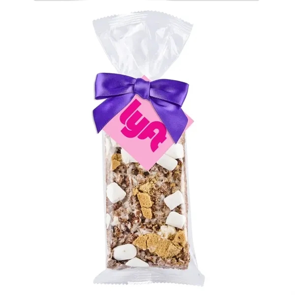 Individual wrapped 3 oz Krisp bar in a gift bag.... from ASI 71685 Midnite Snax®