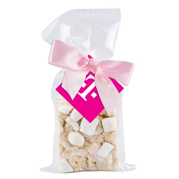 Individual wrapped 1.5 oz Krisp bar in a gift bag.... from ASI 71685 Midnite Snax®