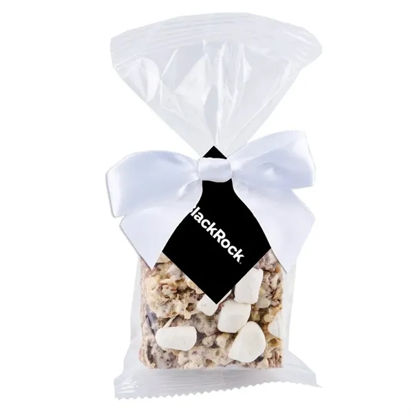 Individual wrapped 1.5 oz Krisp bar in a gift bag.... from ASI 71685 Midnite Snax®
