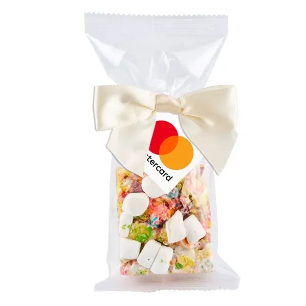 Individual wrapped 1.5 oz Krisp bar in a gift bag.... from ASI 71685 Midnite Snax®