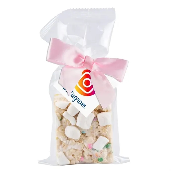 Individual wrapped 1.5 oz Krisp bar in a gift bag.... from ASI 71685 Midnite Snax®