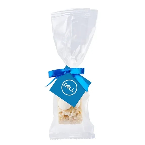 Individual wrapped bite size Krisp bar in a gift bag.... from ASI 71685 Midnite Snax®