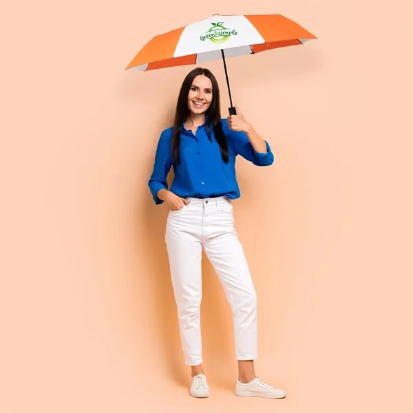 This umbrella features a 44" arc and auto-open convenience, then folding... from ASI 76730 Peerless Umbrella Co Inc