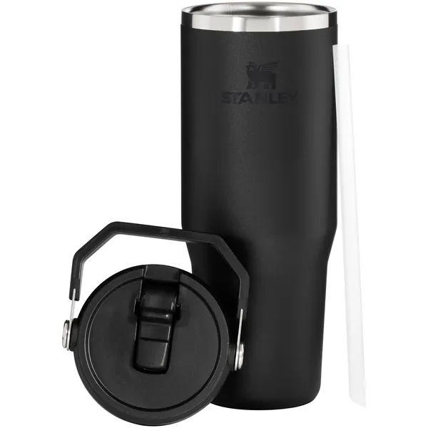 30 oz insulated stainless steel tumbler with flip straw lid, snap... from ASI 51197 ETS Express, LLC