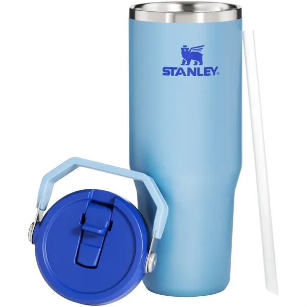 30 oz insulated stainless steel tumbler with flip straw lid, snap... from ASI 51197 ETS Express, LLC