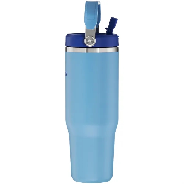 30 oz insulated stainless steel tumbler with flip straw lid, snap... from ASI 51197 ETS Express, LLC