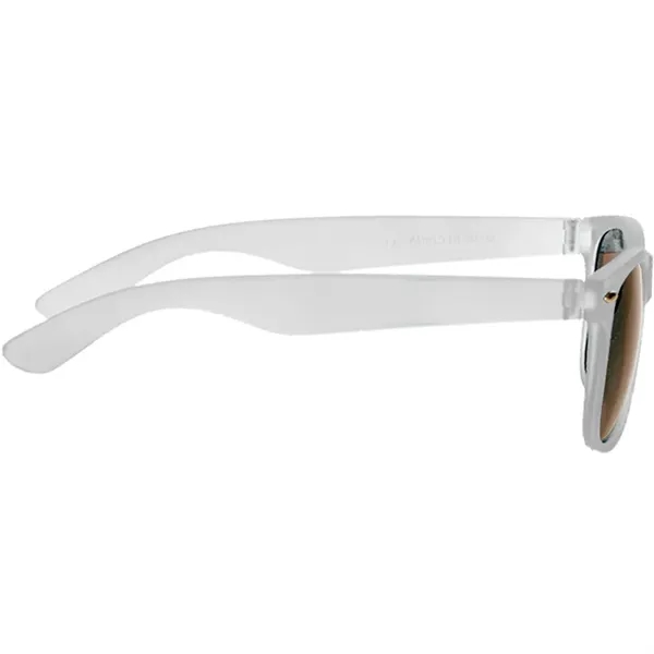 Velvet smooth plastic sunglasses in an adult size with UV 400... from ASI 39552 BEL Promo