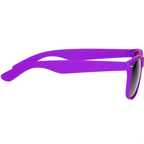 Velvet smooth plastic sunglasses in an adult size with UV 400... from ASI 39552 BEL Promo