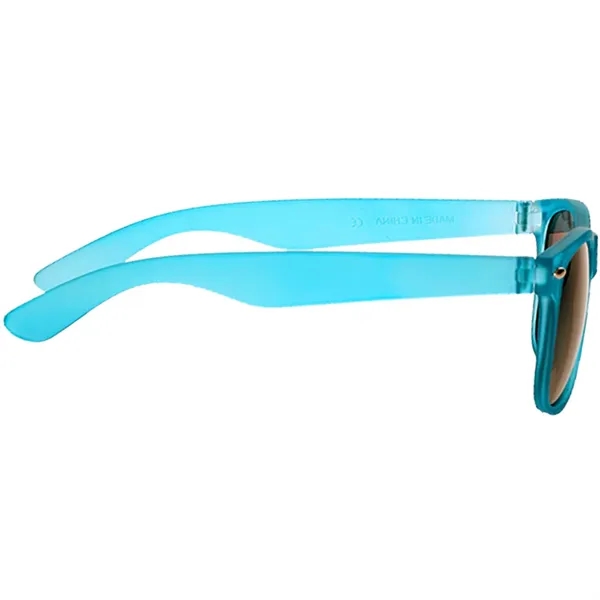 Velvet smooth plastic sunglasses in an adult size with UV 400... from ASI 39552 BEL Promo