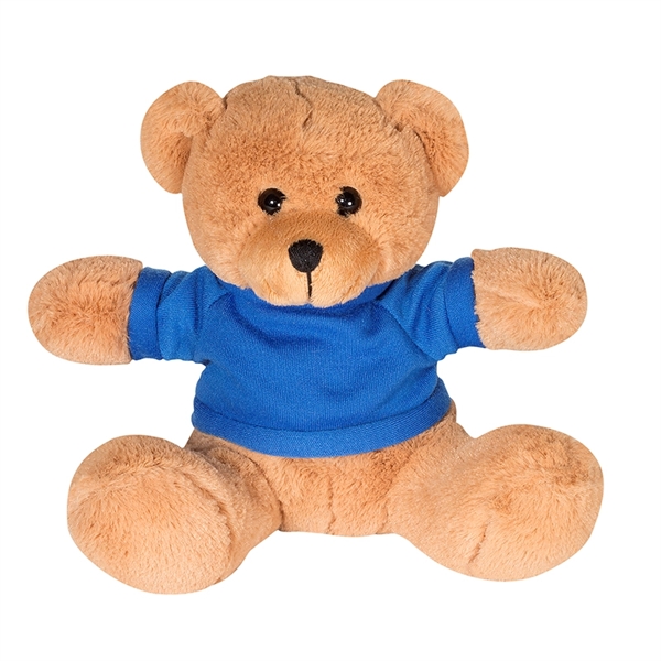 7" plush bear with t-shirt that's toy safety tested to ASTM... from ASI 79530 Prime Line