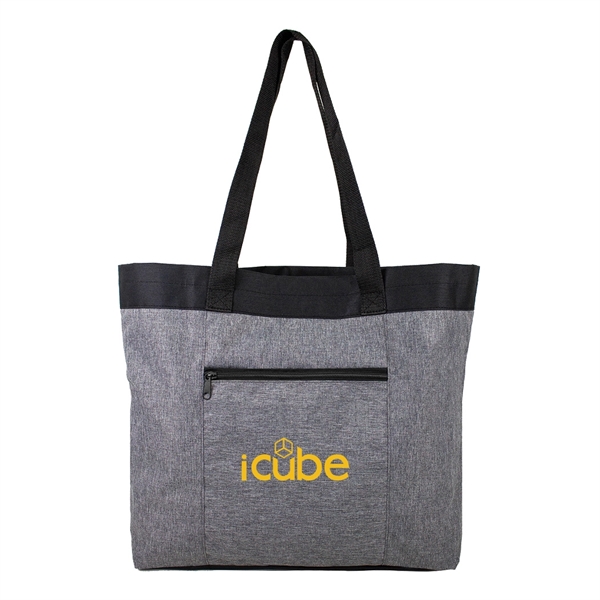 Effortless Heathered Tote Bag... from ASI 31517 Admart Products / Admart Line