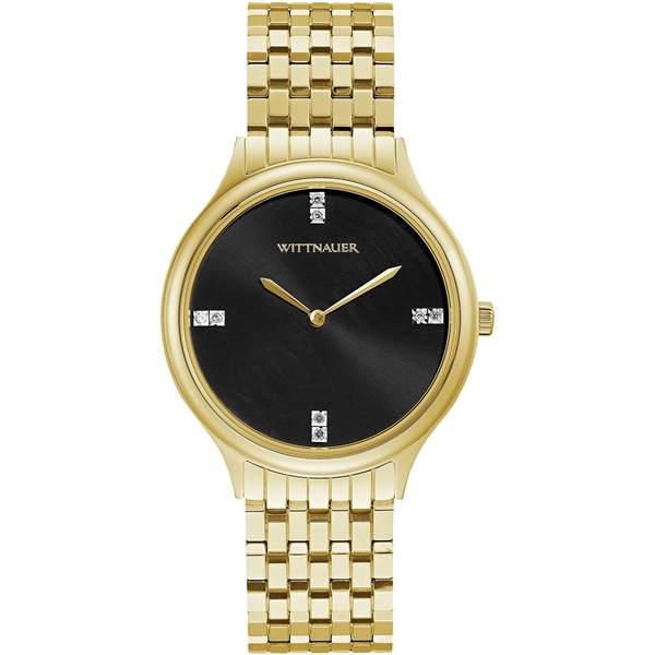 Blending elegance and simplicity, with 8 brilliant hand-set diamond accents brightening... from ASI 61966 HPG / HPG Gold Beacon Premium Brands