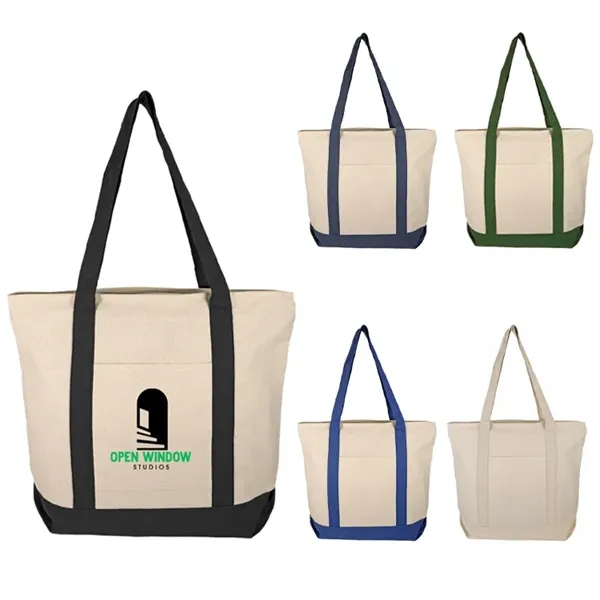 Explore elegance: Cosmo Tote, Heavy Duty 12 oz. canvas with open... from ASI 67557 LimeLight Ent