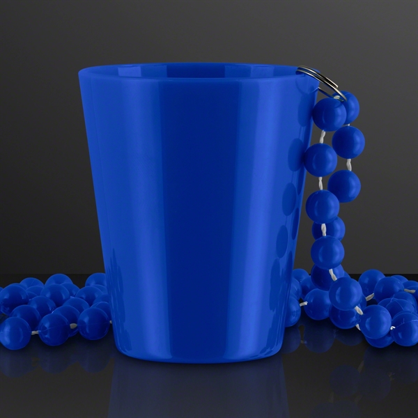 Shot Glass Bead Necklace (NON-Light Up); Blank and Imprinted Options... from ASI 34194 ALightPromos