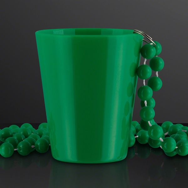 Shot Glass Bead Necklace (NON-Light Up); Blank and Imprinted Options... from ASI 34194 ALightPromos