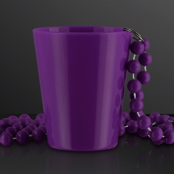 Shot Glass Bead Necklace (NON-Light Up); Blank and Imprinted Options... from ASI 34194 ALightPromos