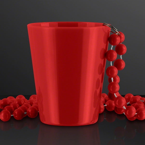 Shot Glass Bead Necklace (NON-Light Up); Blank and Imprinted Options... from ASI 34194 ALightPromos