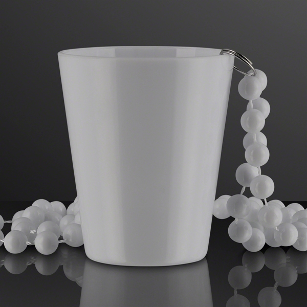 Shot Glass Bead Necklace (NON-Light Up); Blank and Imprinted Options... from ASI 34194 ALightPromos