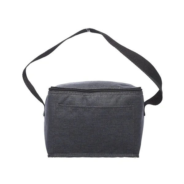 Heathered fabric 6-pack insulated cooler lunch tote plus 1 color silkscreen... from ASI 37218 Athena Promo (tm)