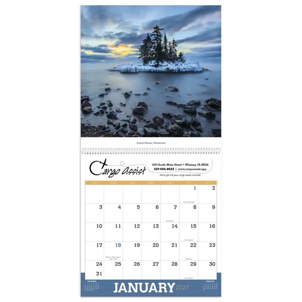 Beautiful America... from ASI 40480 Koozie Group / Norwood Triumph Calendar