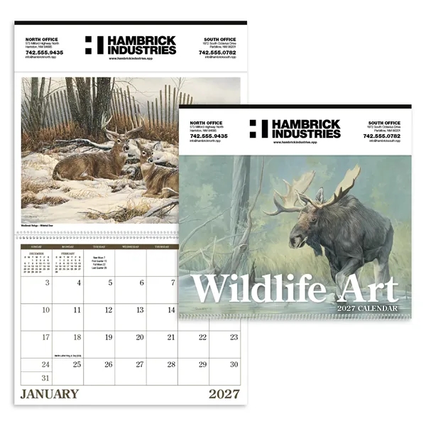 Wildlife Art... from ASI 40480 Koozie Group / Norwood Triumph Calendar