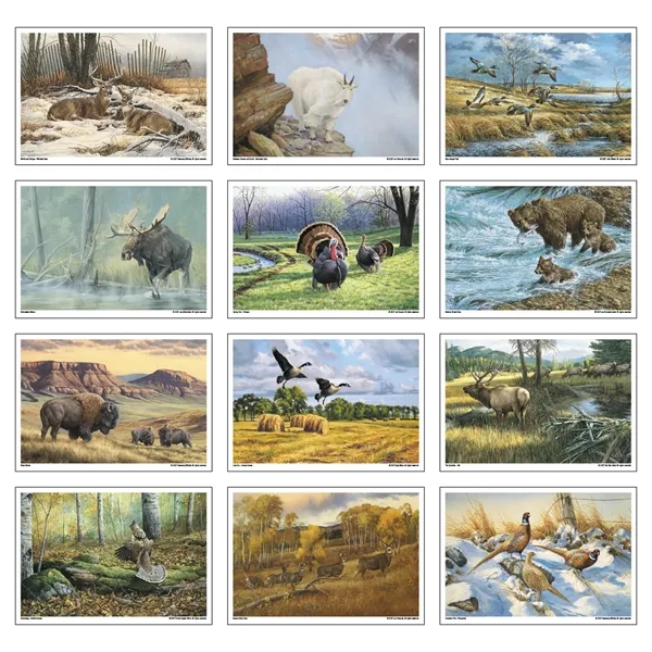 Wildlife Art... from ASI 40480 Koozie Group / Norwood Triumph Calendar